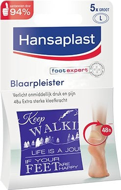 Hansaplast Blaarpleister Groot - 5 Stuks