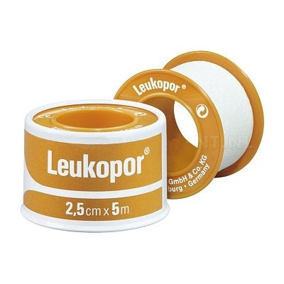 Leukopor 2,5 Cm X 5 Mtr - 1 Stuks