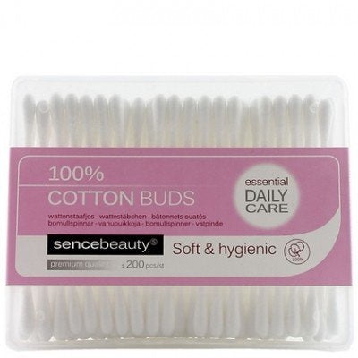 Sencebeauty Cotton Wattenstaafjes - 200 Stuks