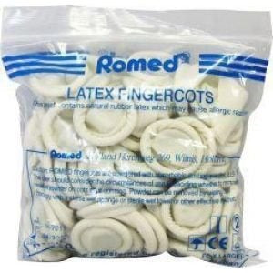 Romed Vingercondooms Latex L - 100 Stuks