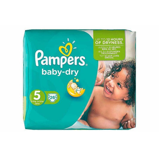 Pampers Baby Dry Junior Midpack 5 11-25 Kg -26 Stuks