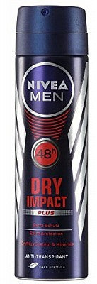 Nivea For Men Deospray Dry Impact - 150 Ml