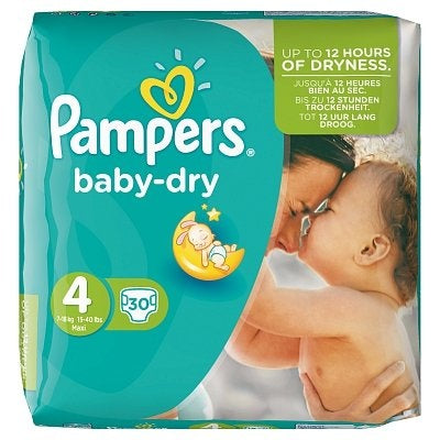 Pampers Baby Dry Maxi Midpack 4 7-18 Kg - 30 Stuks