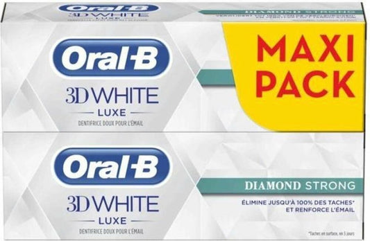 Oral-B 3d White Diamond Strong - Tandpasta 2x75ml