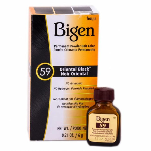 Bigen Permanent Powder Hair Color Oriental Black  59