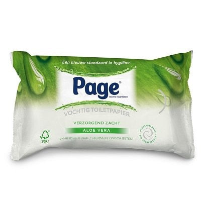 Page Vochtig Toiletpapier Aloe Vera Navul - 42 Stuks