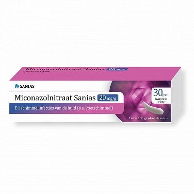 Sanias Miconazolnitraat Creme - 30 Gram