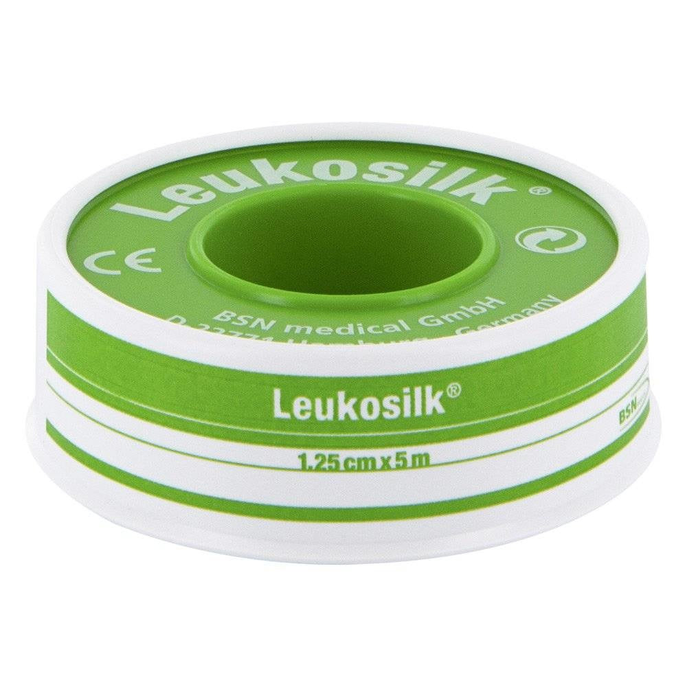 Leukosilk 1,25cm X 5 Mtr 1 Stuks