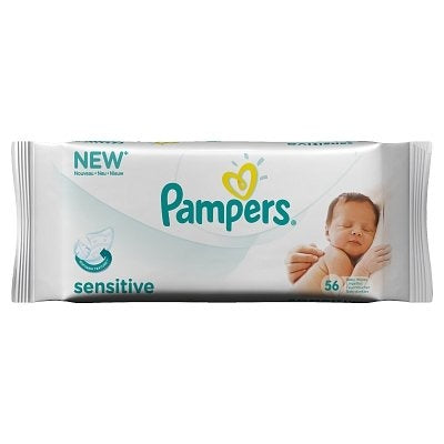 Pampers Wipes Navulpak Sensitive - 56 Stuks