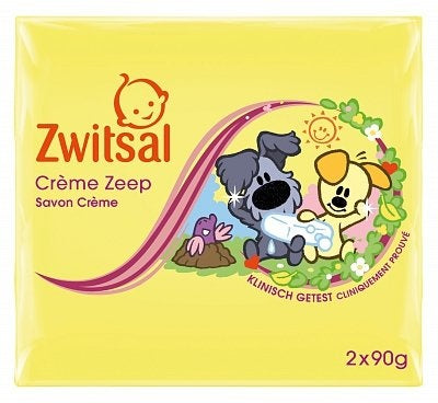 Zwitsal Creme Zeep Duo Woezel&Pip2x90 Gram