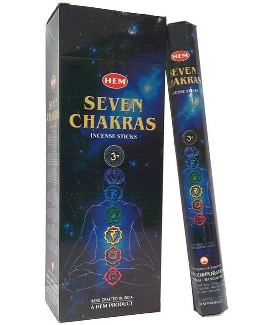 Wierook Seven Chakras - 20 Stokjes