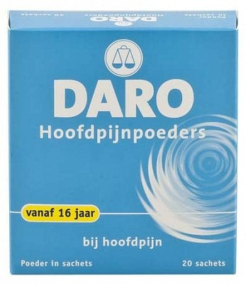 Daro Hoofdpijnpoeders - 20 Pdr