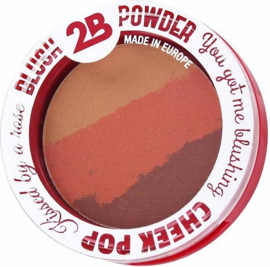 2b Blush Powder Cheek Pop Trio 02 - Blush 3,6g