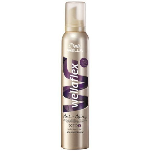 Wella Wellaflex Haarmousse Anti Aging Ultra Sterk - 200 Ml