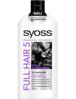 Syoss Conditioner Full Hair 5 - 500 Ml