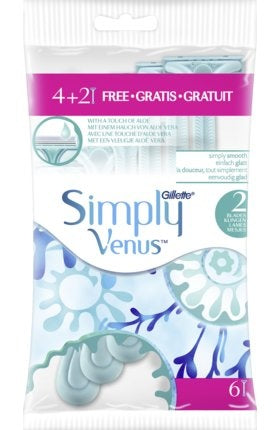 Gillette Woman Venus Simply 2 Wegwerpmesjes - 4 Stuks