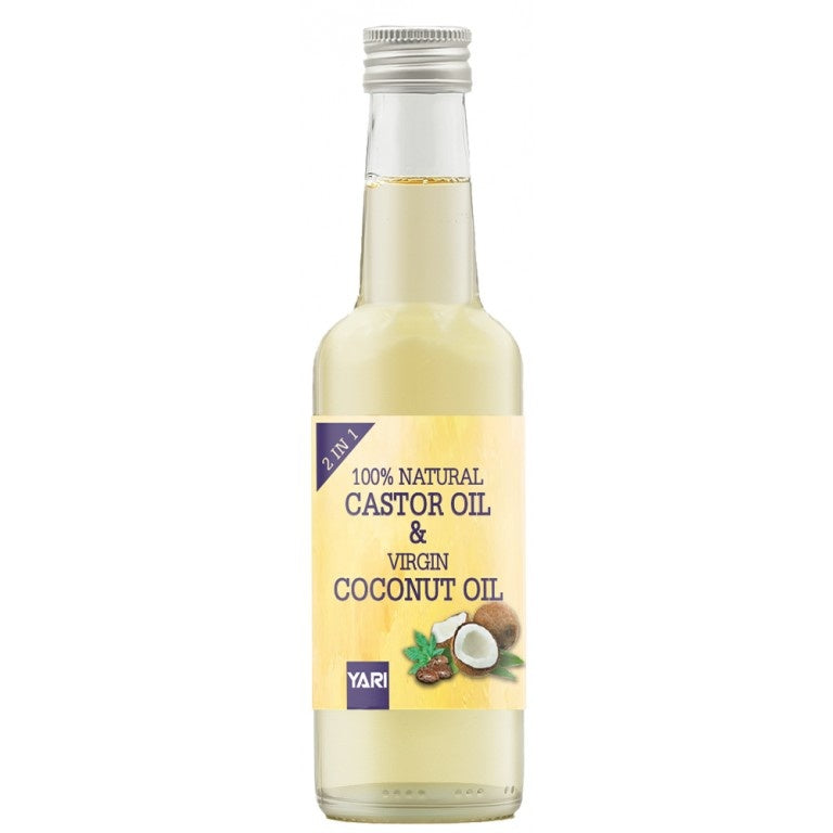 Yari 100% Natural  Castor Oil & Virgin Coconut Oil 250 Ml