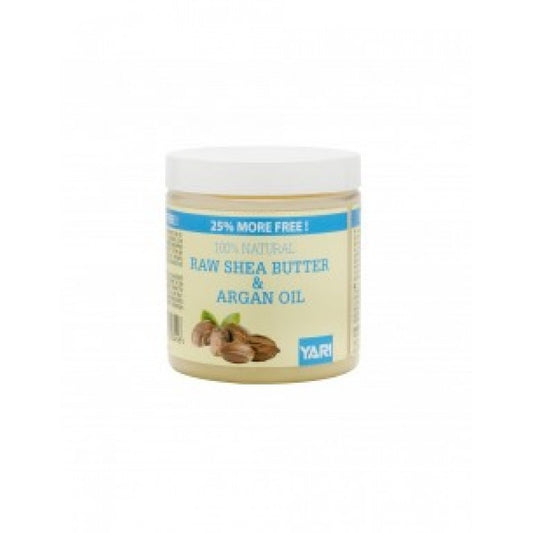 Yari 100% Pure Raw Shea Butter&Argan Olie - 250 Ml