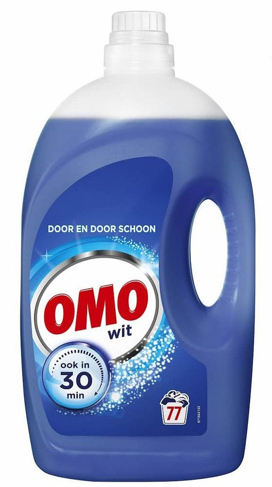 Omo Wasmiddel Vloeibaar Wit 100 Wasbeurten - 5 Liter