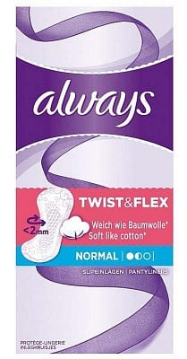 Always Inlegkruisjes Twist&Flex Normaal - 20 Stuks