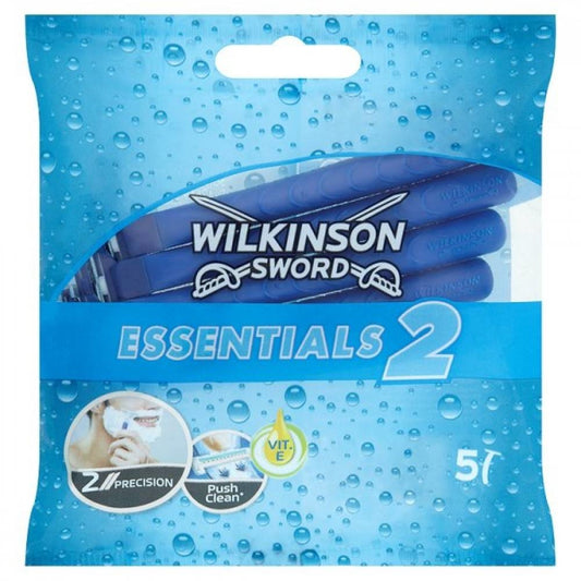 Wilkinson Sword Essentials 2 Wegwerpmesjes - 5 Stuks