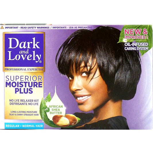 Dark & Lovely Superior Moisture Plus - No Lye Relaxer Kit Regular - Normal Hair