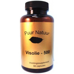 Puur Natuur Visolie 500 Mg - 60 Capsules