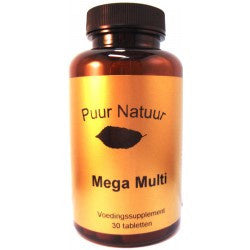 Puur Natuur Mega Multi - 30 Tabletten