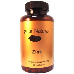 Puur Natuur Zink 500 Mg - 90 Tabletten