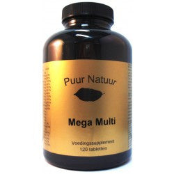 Puur Natuur Mega Multi - 120 Tabletten