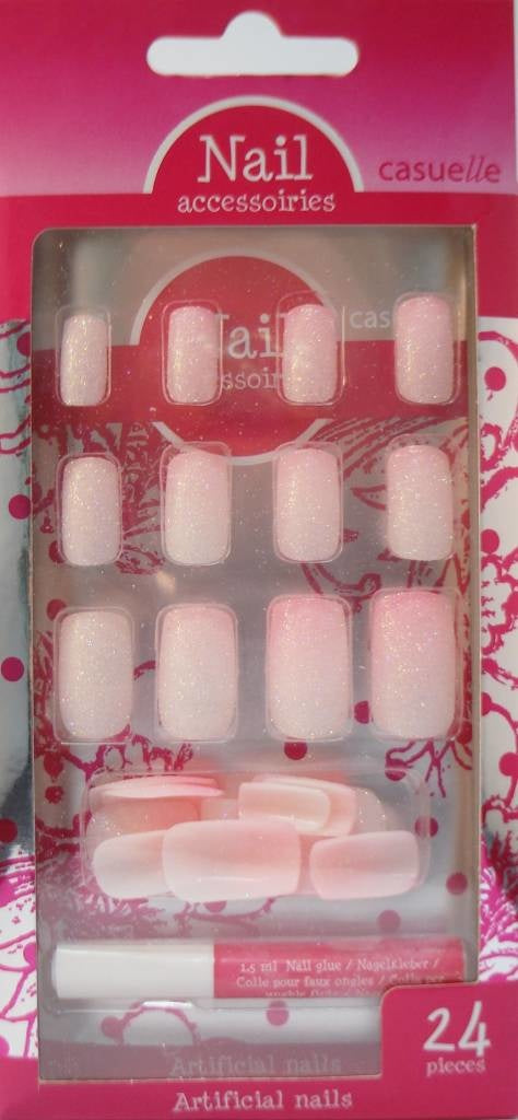 Nail Pink Casuelle - 24 Stuks