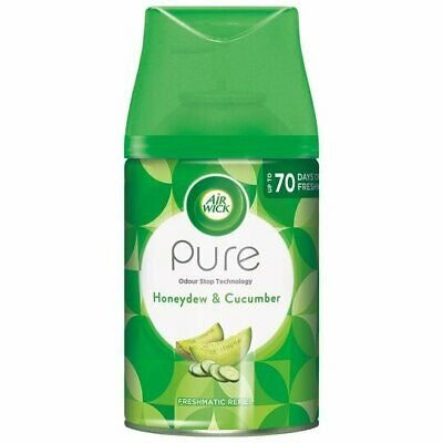 Air Wick Pure Honeydew & Cumcumber Navulling - Automatische Luchtverfrisser 250ml