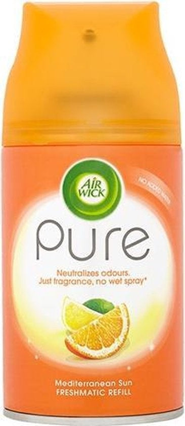 Airwick Pure Mediterraanse Zon Freshmatic Navul - Luchtverfrisser 250ml