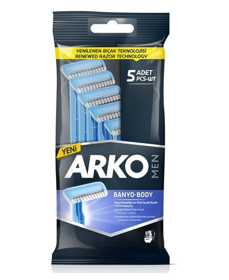 Arko Men Body - Wegwerp Scheermesjes 5 Stuks