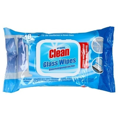 At Home - Glass Wipes 40 Stuks