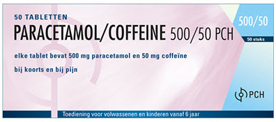 Pharmachemie - Paracetamol/Coffeine 500mg 20 Stuks