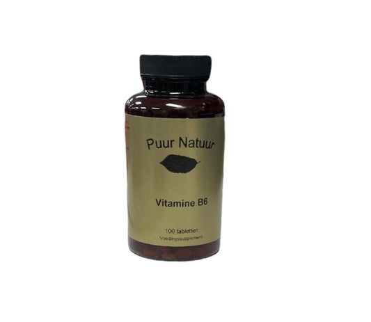 Puur Natuur - Vitamine B6 100 Tabletten