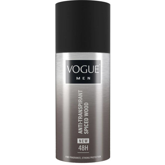 Vogue Men Deospray Anti-Transpirant Spiced Wood - 150 Ml