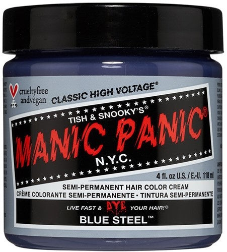 Manic Panic Semi Permanent - Hair Dye Blue Steel 118ml