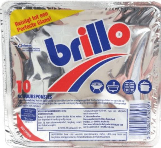 Brillo - Schuursponsjes 10 Stuks