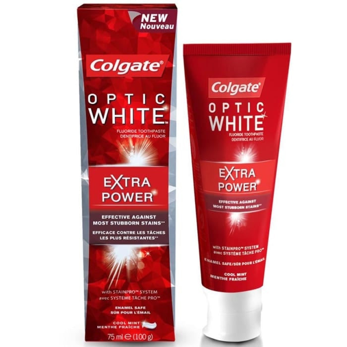 Colgate Toothpaste 75ml Optic White Extra Power – VoordeelDrogist