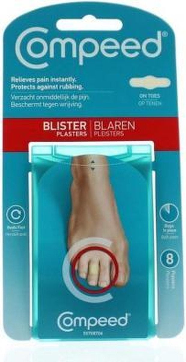 Compeed Op Tenen - Blaren Pleisters 6 Stuks