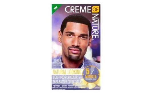 Creme Of Nature Men Hair Color- Jet Black 5 Min