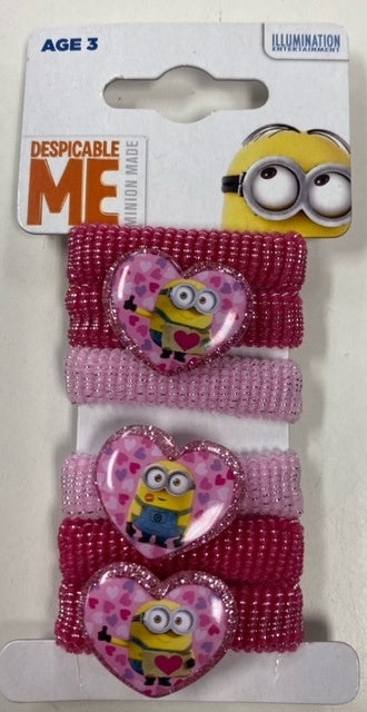 Despicable Me Minion Made - Haarelastiek 6 Stuks