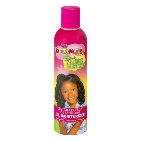 African Pride Dream Kids Olive Miracle Anti-Breakage Detangling Oil Moisturizer 236 Ml