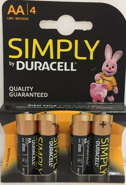 Duracell Simply Aa - 4 Stuks