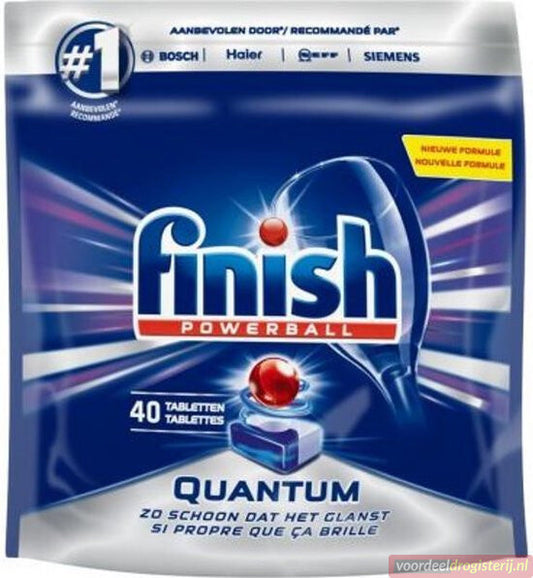 Finish Powerbal Vaatwastablet - Quantum 40 Tabletten