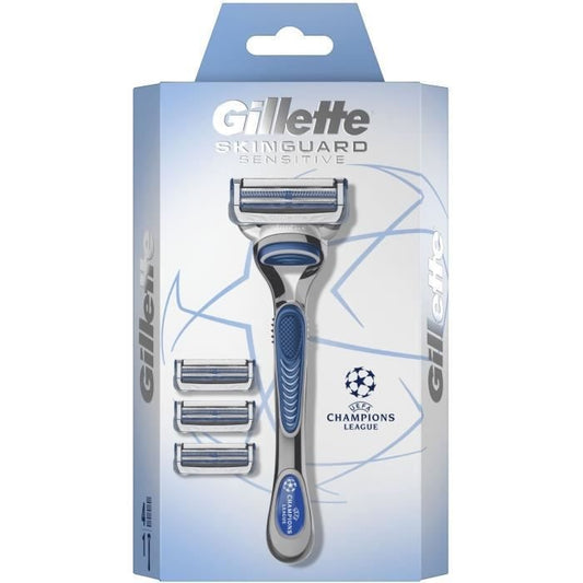 Gillette Skinguard Sensitive - Scheersysteem 1houder + 4 Scheermesjes