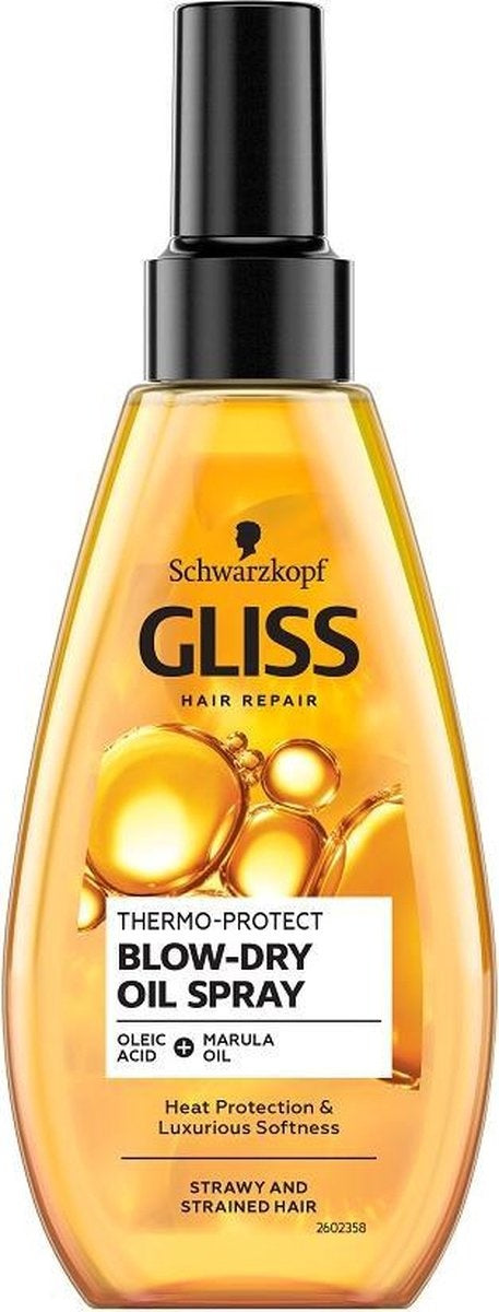 Gliss Kur Blow Dry Oil - Hair Oil 150ml