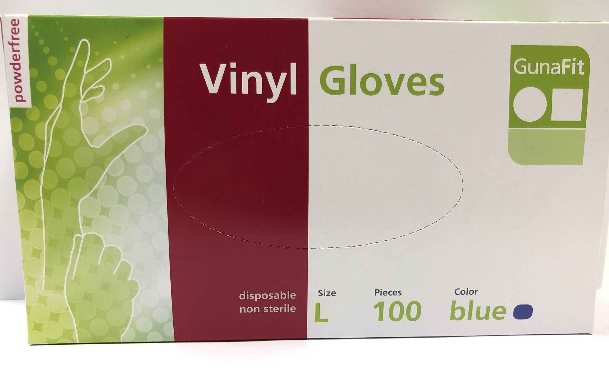 Handschoenen Vinyl Blauw 100 Stuks Maat Xl